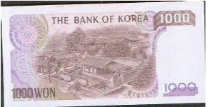 Banknote from Korea - South