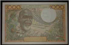 Banknote from West African States