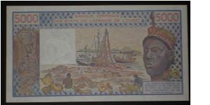 Banknote from West African States