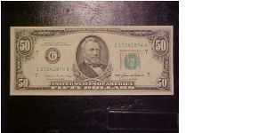 FR 2122-G Ortega-Baker Banknote