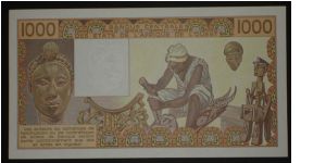 Banknote from West African States