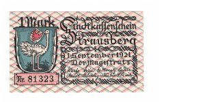 German Notgeld
1 Mark Banknote