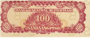 Banknote from Philippines