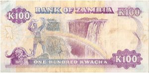 Banknote from Zambia