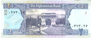 Banknote from Afghanistan