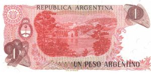 Banknote from Argentina