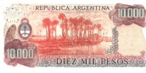 Banknote from Argentina