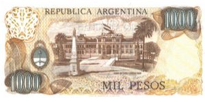 Banknote from Argentina