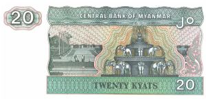 Banknote from Myanmar