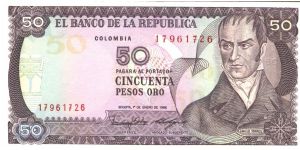 Purple on pale blue, lilac, and pink underprint. Similar to #1414. Without watermark. Printer:IBB. Banknote