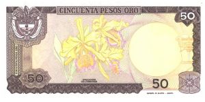 Banknote from Colombia