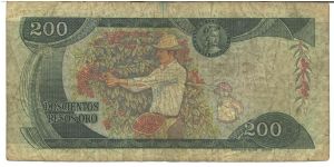 Banknote from Colombia