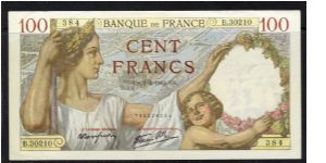 P-94 100 francs Banknote