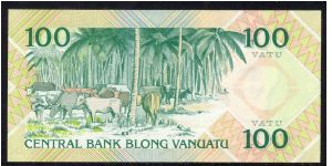 Banknote from Vanuatu