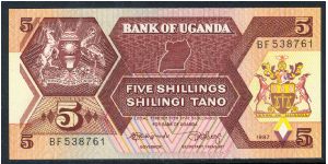 P-27 5 shillings Banknote