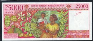 Banknote from Madagascar