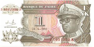 Light brown on pink and multicolout underprint. Signature 9. Banknote