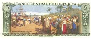 Banknote from Costa Rica