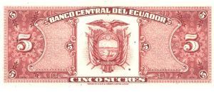 Banknote from Ecuador