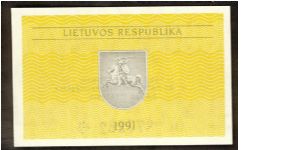 Banknote from Lithuania