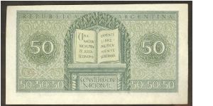 Banknote from Argentina