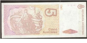 Banknote from Argentina