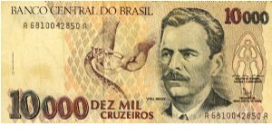 Brazil 10,000 Cruzeiros 1993 P233 Banknote