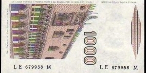 Banknote from Italy