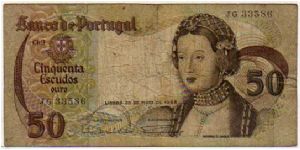 50 Escudos - pk# 174a - 28.05.1968 - (1968 & 1980) Banknote