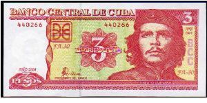 3 Pesos - pk# 123 Banknote