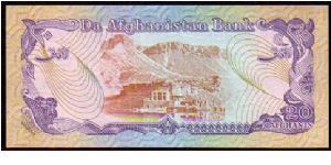 Banknote from Afghanistan