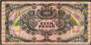 Banknote from Hungary