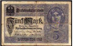 EMPIRE - 5 Mark - pk# 56 Banknote