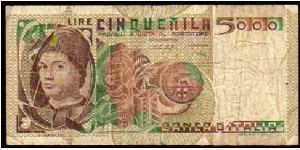 5000 Lire - Pk 105 a - D.09-03-1979 - Sign.Baffi-Stevani Banknote