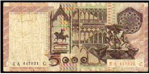 Banknote from Italy