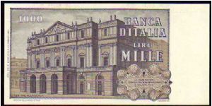 Banknote from Italy