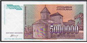 Banknote from Yugoslavia