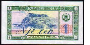 Banknote from Albania