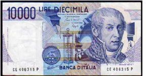 10'000 Lire - pk# 112 b - 03.09.1984 - sign.Ciampi & Speziali Banknote