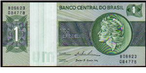 1 Cruzeiros - Pk 191a Banknote