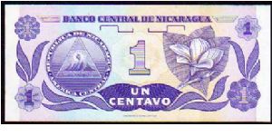 Banknote from Nicaragua