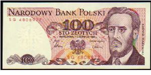 100 Zlotych - Pk 143 e Banknote