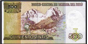 Banknote from Peru