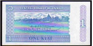 Banknote from Myanmar