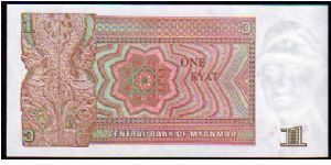 Banknote from Myanmar