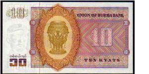 Banknote from Myanmar