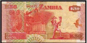 Banknote from Zambia