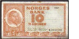 10 Krone
Pk 31d Banknote