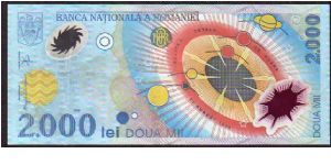 2000 Lei
Pk 111 Banknote