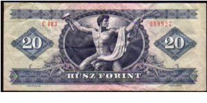 Banknote from Hungary